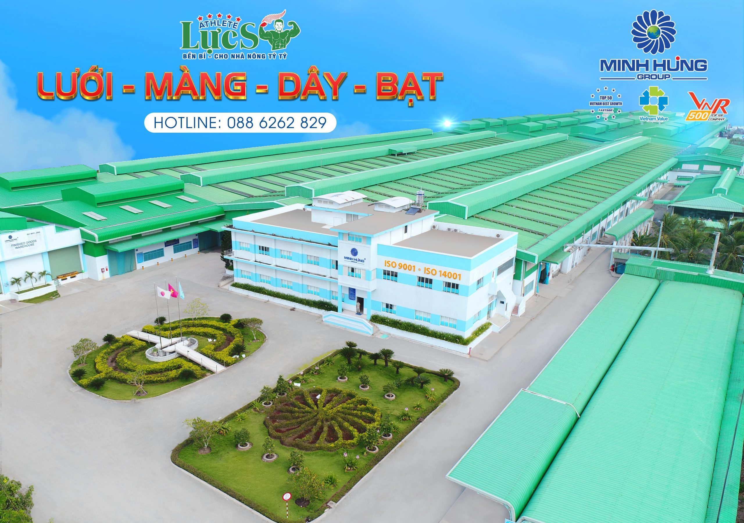 Nhà Máy Sản Xuất Màng - Bạt - Dây - Lưới Thương Hiệu Lực Sĩ