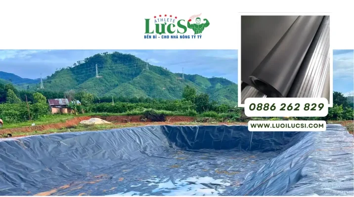 Bạt Lót Hồ Chứa Nước HDPE | Lựa Chọn Số 1 Cho Vùng Chuyên Canh Mùa Khô